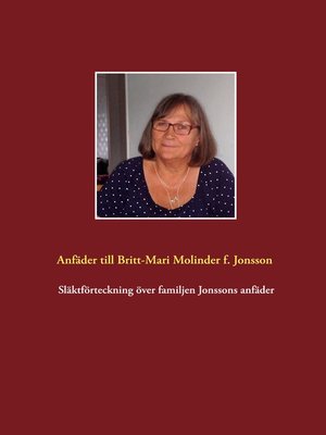 cover image of Släktförteckning över familjen Jonssons anfäder